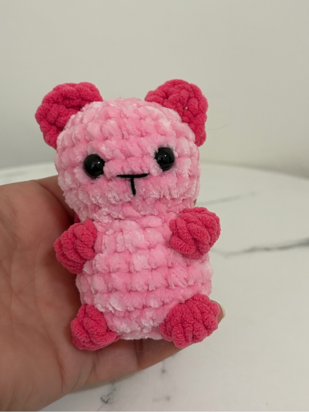 Pink Crochet Cat 🐱 - Picture 5 of 5
